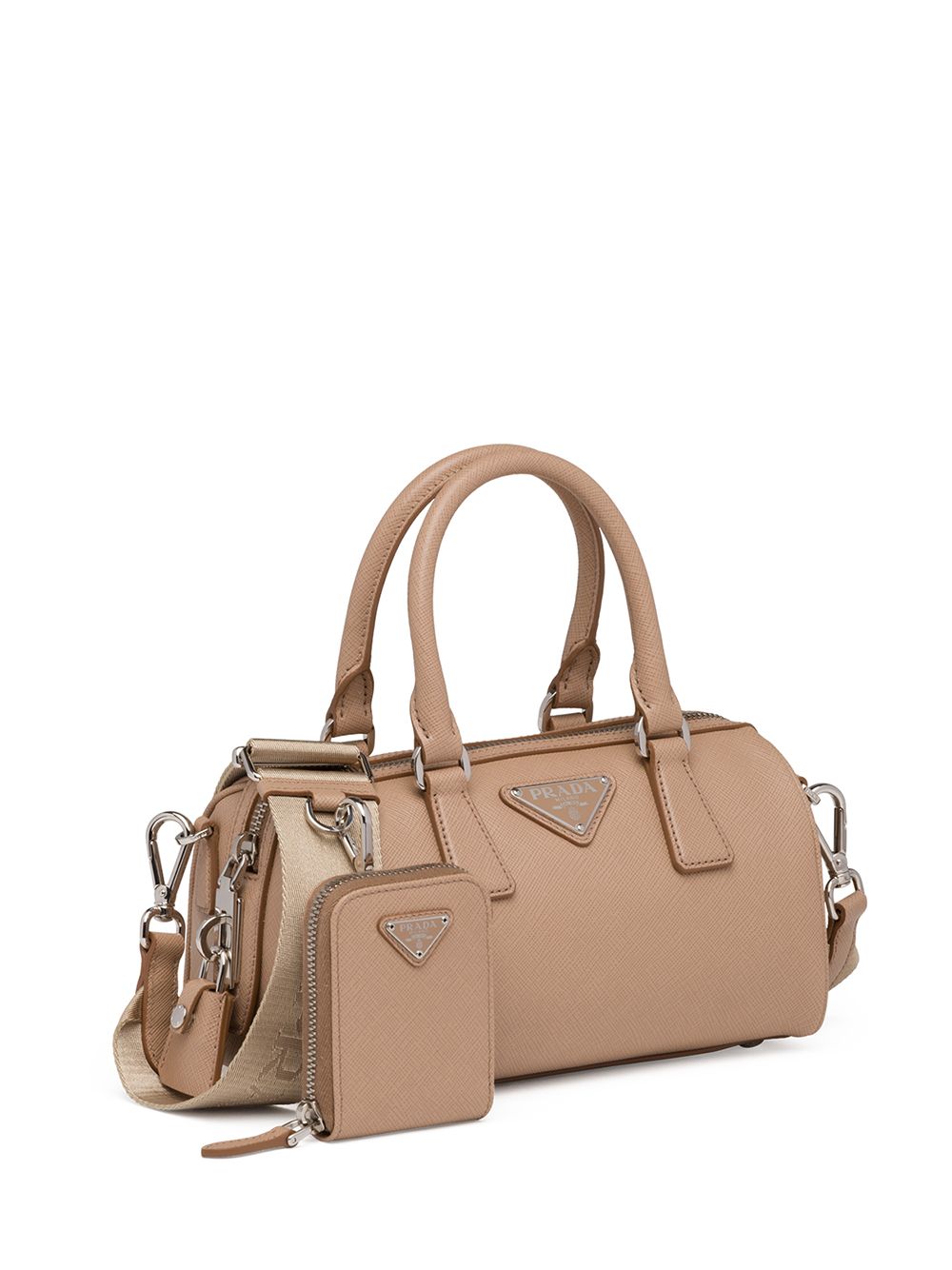 Pra*a mini saffiano leather bag