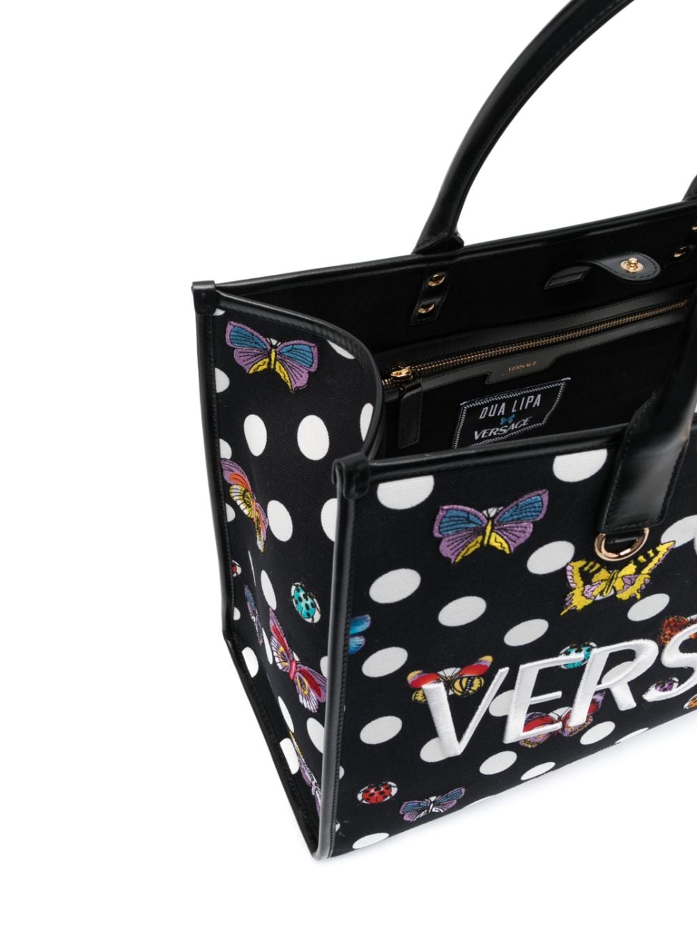 Versace x Dua Lipa Butterflies tote bag