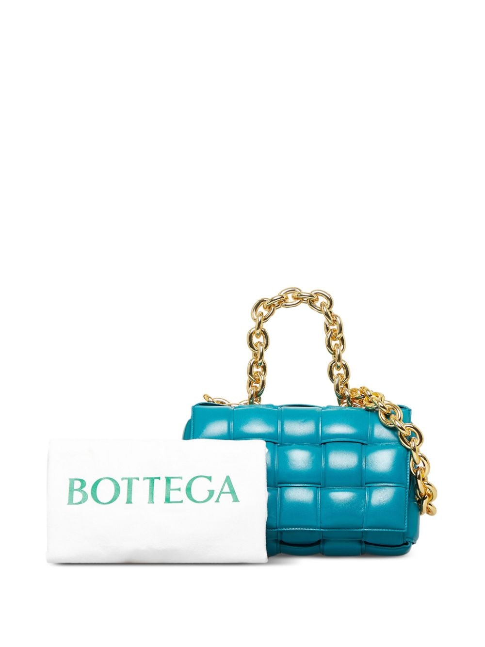 Bo*te*ga ve*ne*ta  padded cassette chain two-way bag