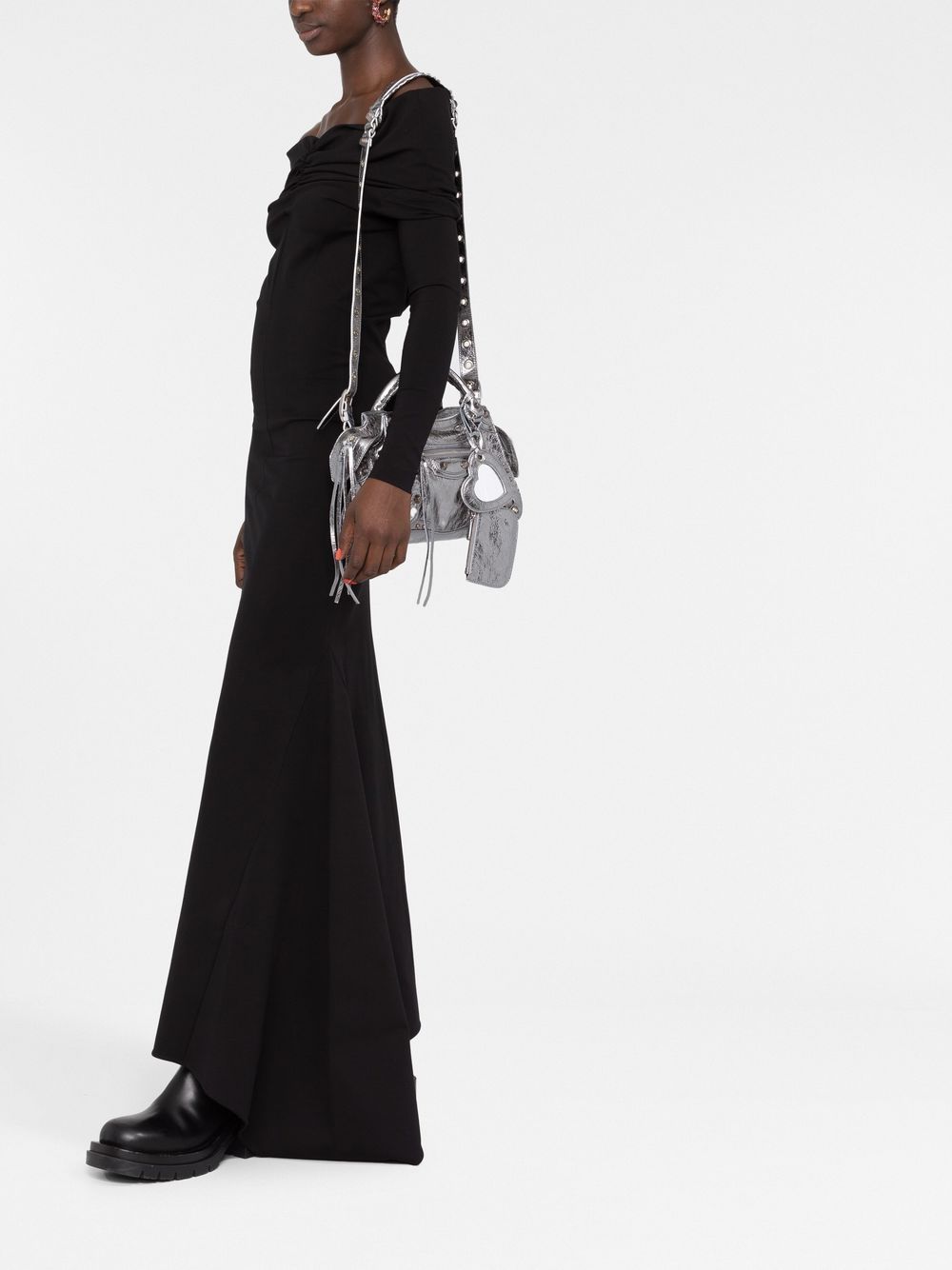 Ba*len*cia*ga xs neo cagole metallic tote bag