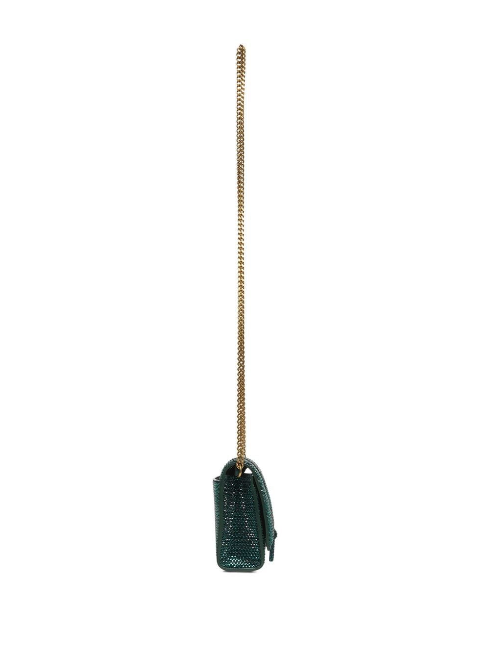 Ba*len*cia*ga hourglass crystal-embellished shoulder bag